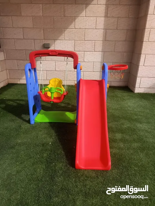 ألعاب مرجيح وزحليق تجهيز روضات طاولات وكراسي سبوارات ارفف دواليب