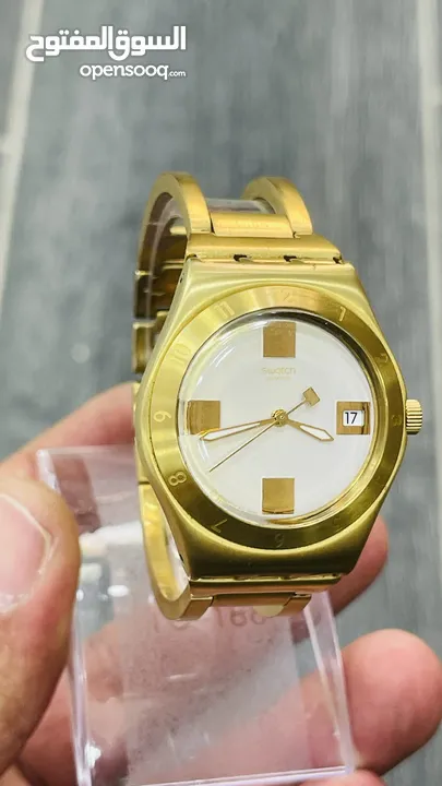 سواتش سويسري نسائي Swatch swiss الساعة بحالة الوكالة شغالة 100‎%‎ بدون علبة وكفالة