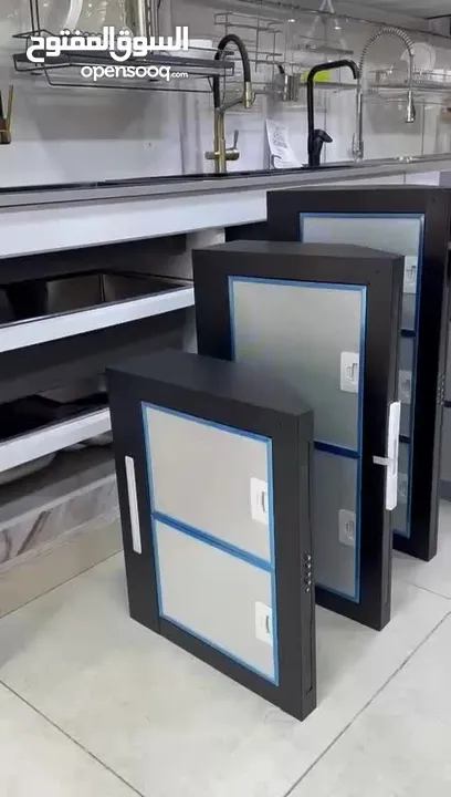 شفاط مطبخ فلاتر داخلية قوية بدون تمديد حديث وحصري تصميم أنيق أسود أو سلفر مكفول حرق سعر لن يتكرر