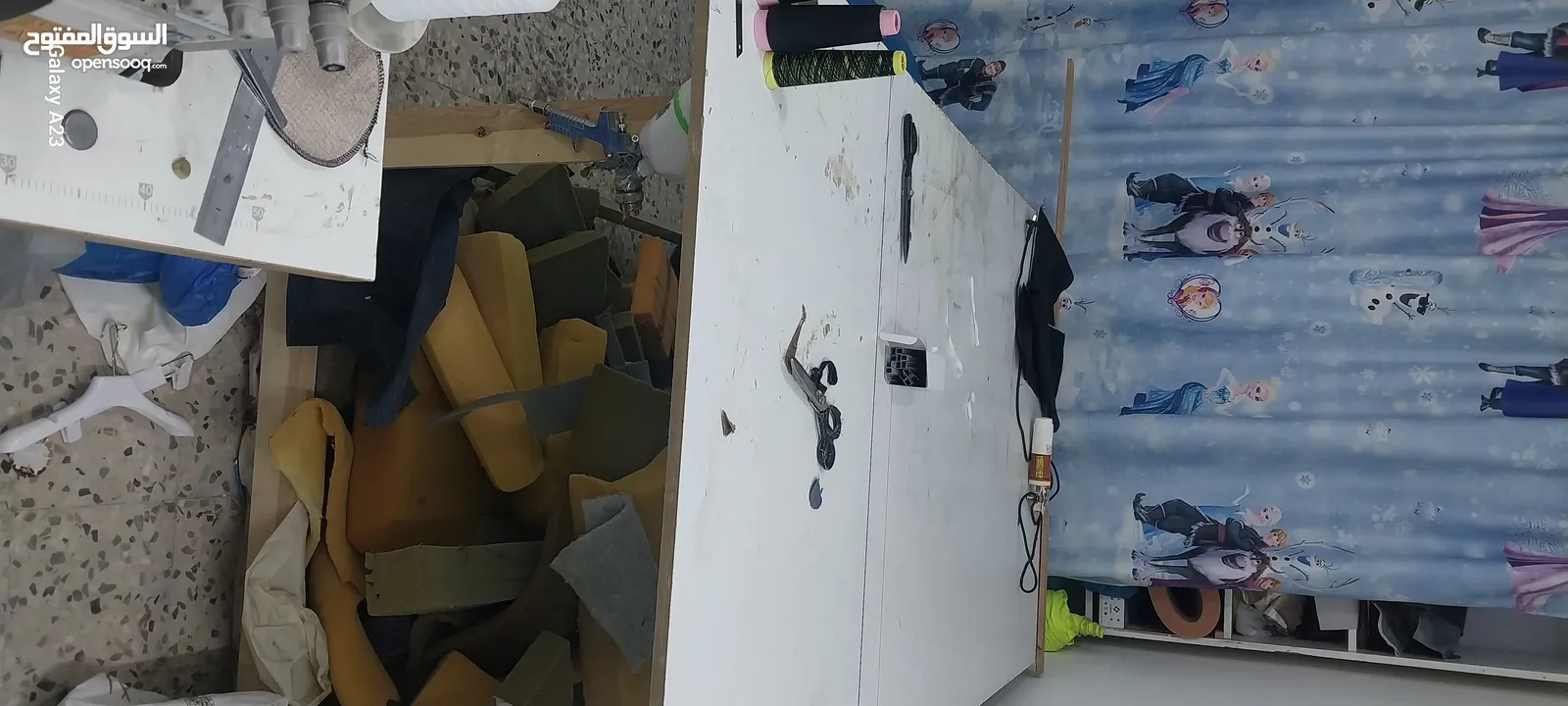 مخيطه كاملة  للبيع  بمحتوياتها كاملة او حسب الطلب