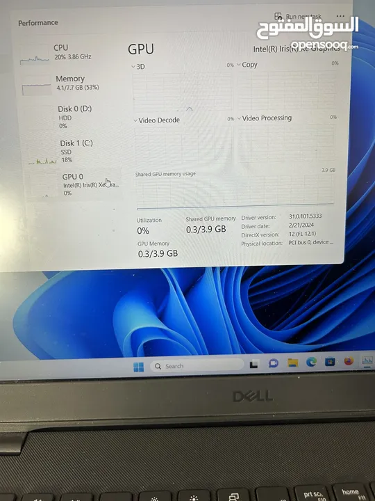 اجهزة لابتوب Dell كلهم جيل حادي عشر i7/i5 للبيع بسعر حرررق