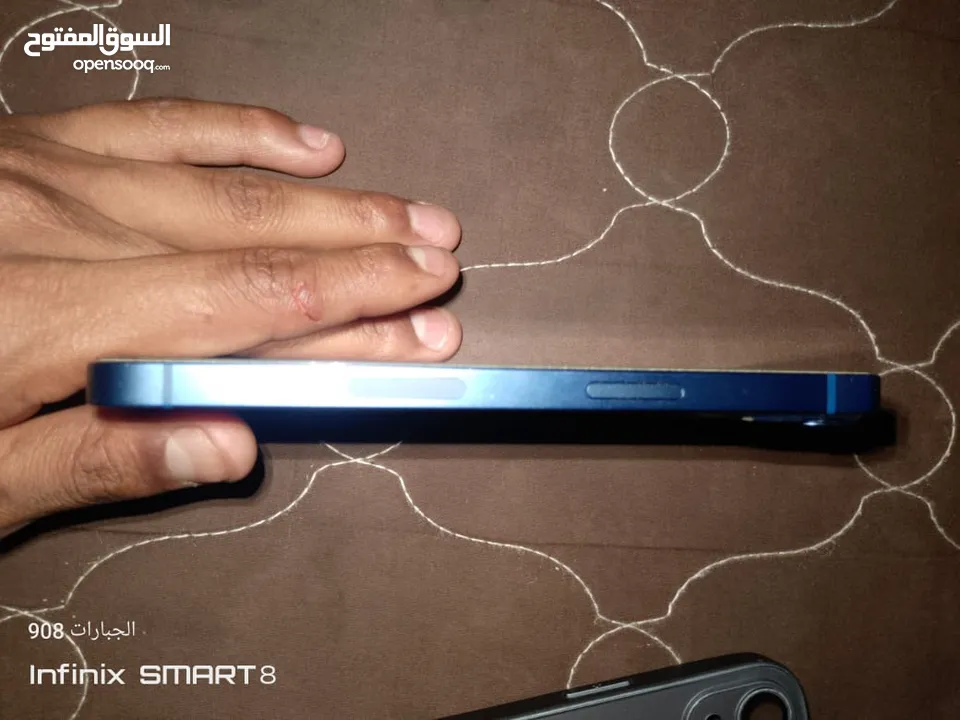 ايفون 13 وارد امريكي 128GB بطارية 83 الجهاز بالصلاه على النبي مش مفتوح ولا مصلح ابدا على الفحص
