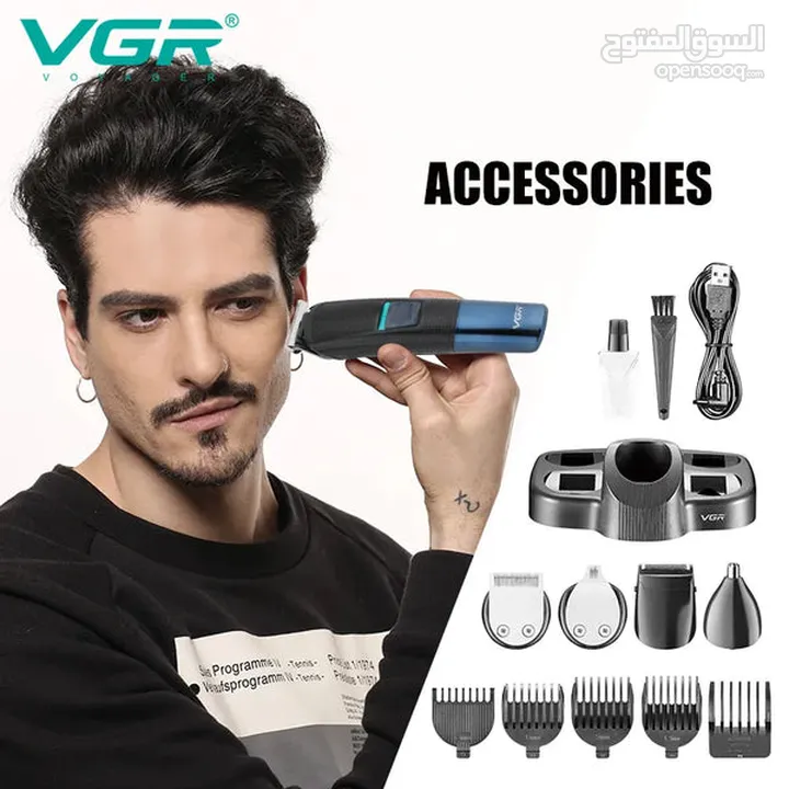 ماكينة حلاقة رجالي VGR أحترافية 10 في 1 بأقل الأسعار