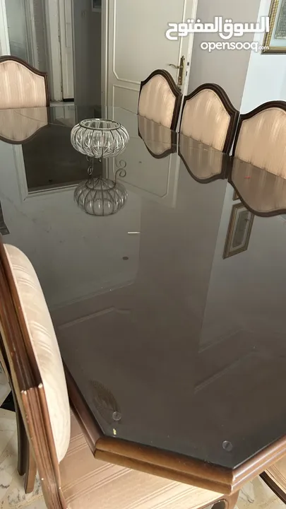 طقم سفره خشب 10 أشخاص