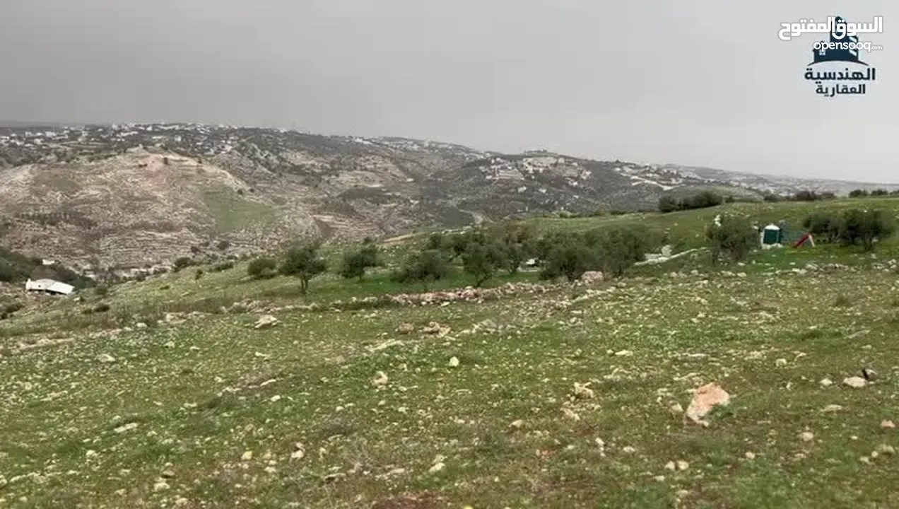 ارض للبيع ،غرب عمان ابو السوس تصلح للسكن او شاليه اطلاله جميله
