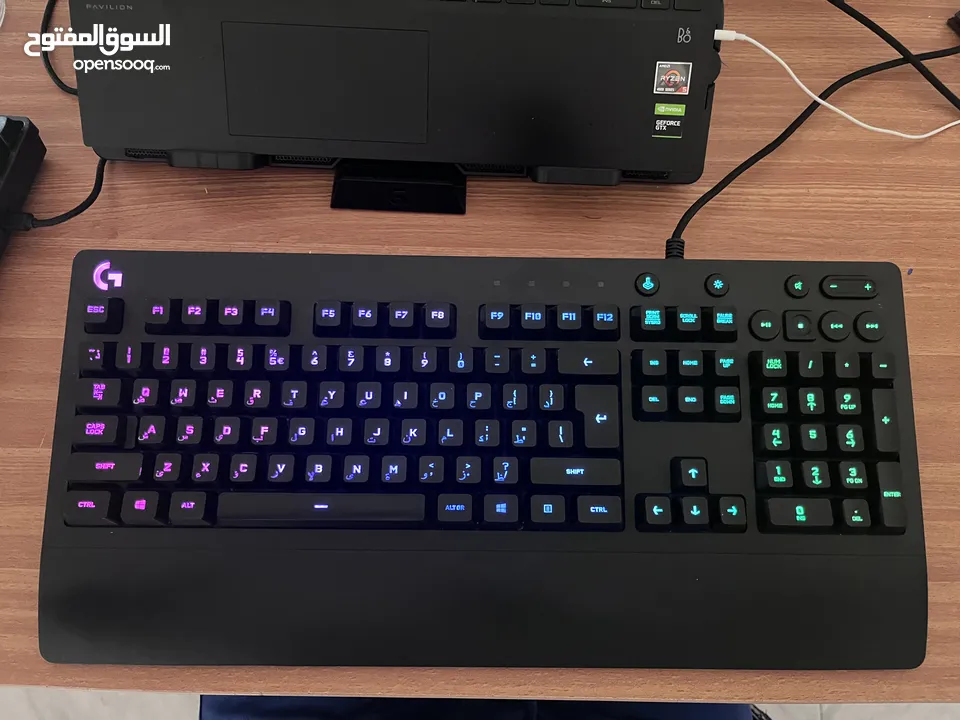 لوحة مفاتيح Logitech G213 اصلي حجم 100% (كامل)