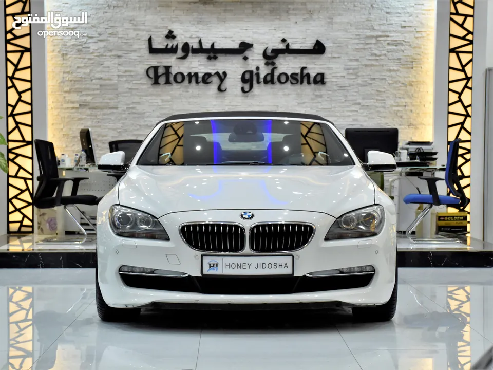 BMW 650i CONVERTIBLE ( 2011 Model ) in White Color GCC Specs