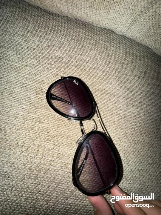 نظارات ray ban  شمسية حبتين الحبة
