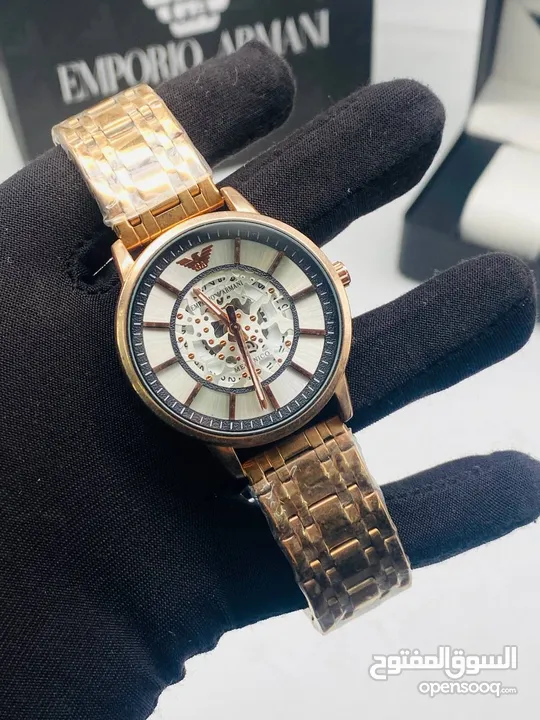 Emporio armani امبوريوم ارماني بطارية  ساعات شبابية فخمه