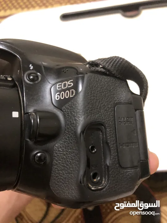 مستعملة Canon 600D مع ثلاث عدسات
