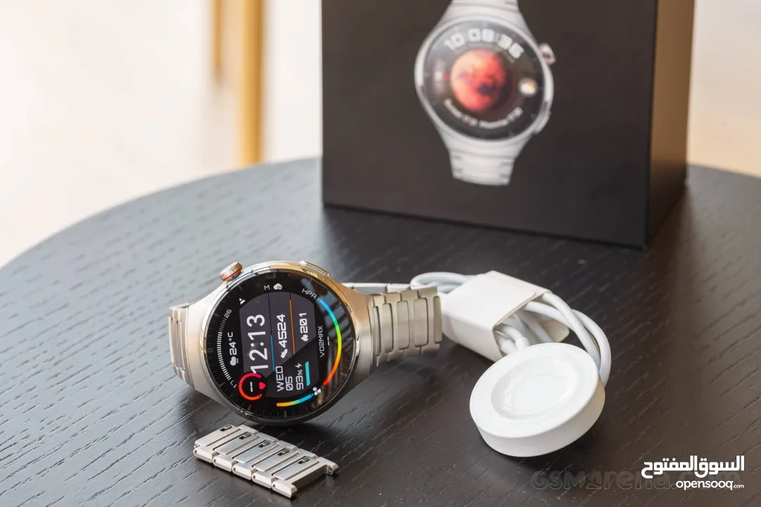 HUAWEI Watch 4 Pro - Silver, Titanium Strap ( Contact me on WhatsApp only)