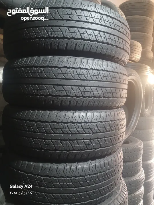 القياس 18 60 225 مواصفات عاليه وخاصه دبل قومه دبل ستيل نسبت المطاط 100بل100 تصنيف A,