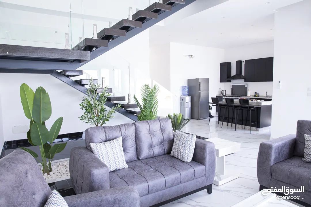 تجربة الفخامة والراحة : احجز شاليهك الآن واقضي اجازتك بكامل الخصوصية والرقي The gray villas