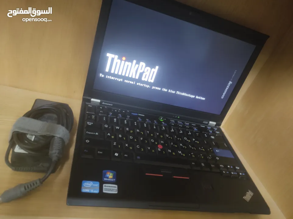 لابتوب لينوفو thinkpad كور i5 شغال مية المية فقط 250 شيكل