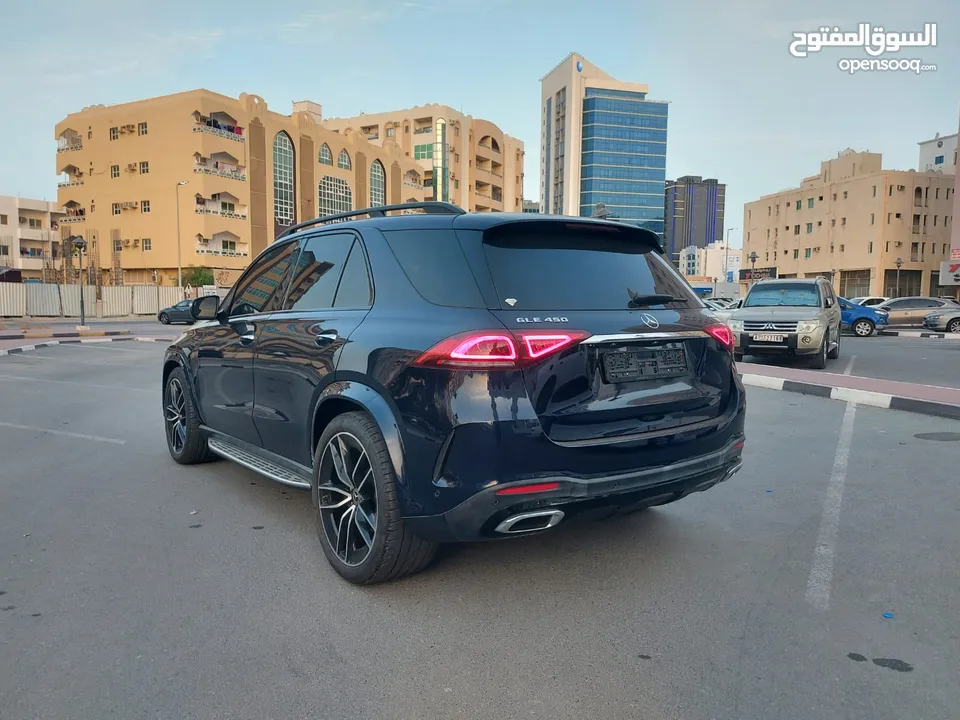 DHS 228,000/= ( ماشي فقط 18000 كيلو متر ) MERCEDES GLE450 2020 خليجي تحت الضمان  - GCC