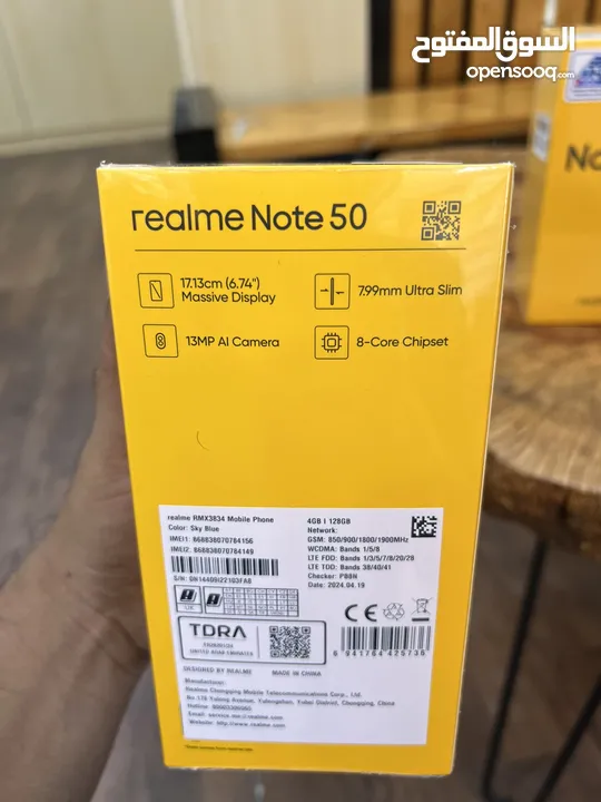 Realme Note 50 128gb &4