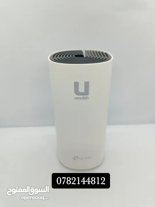 إكستندر ديكو 5G ويرلس سرعة 1200 2.4 & 5G AC1200 موسع ومقوي شبكة الواي فاي لكل الشبكات زين امنية اورن