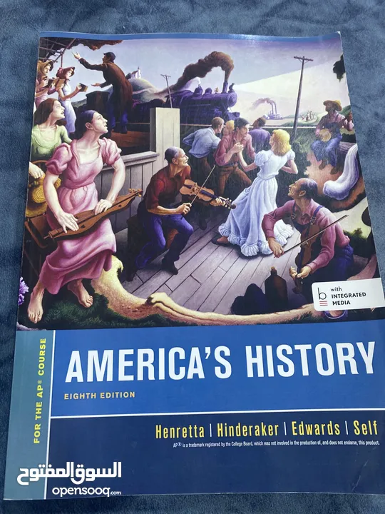 كتاب American history للبيع لنظام Act