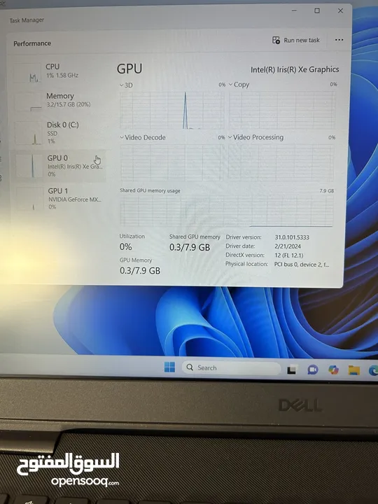 اجهزة لابتوب Dell كلهم جيل حادي عشر i7/i5 للبيع بسعر حرررق