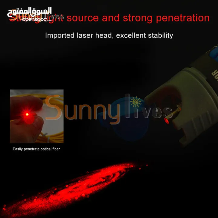 30mW Red Light Inspect Fiber Optic Cable Tester Pen