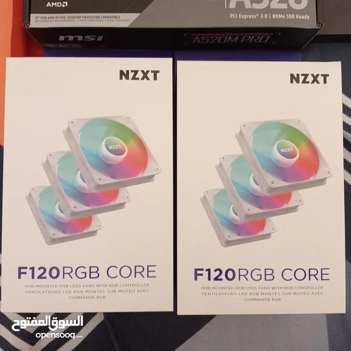 For sale two packs of NZXT RGB Fans (New)