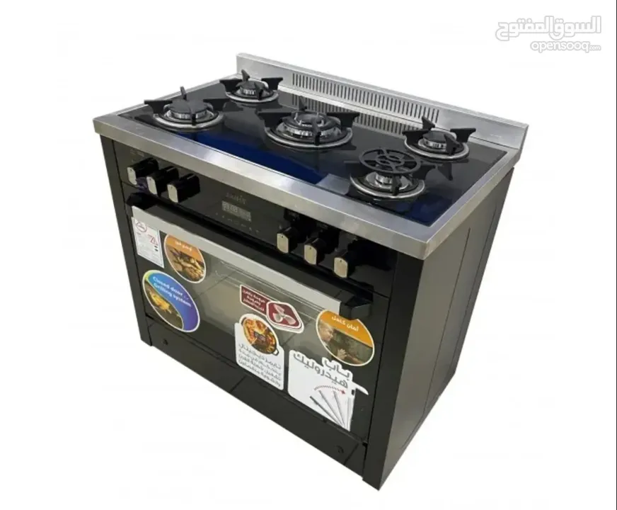 سامكس فرن غاز سيكوريت I-COOK PRO *60*90cm  (