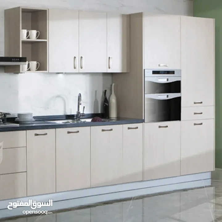 Full Setup Kitchen cabinet with Standard material Stainless steel Restaurant, Hotel Cafeteria Bakery