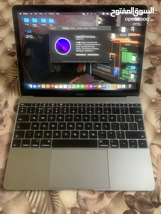 MacBook Monterey 12 inch 2016