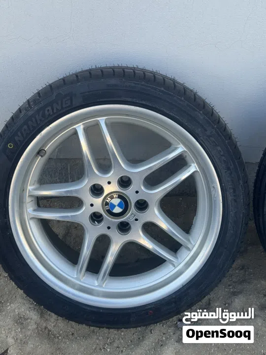 رنقات bmw هايلاين مع اطارات جديده