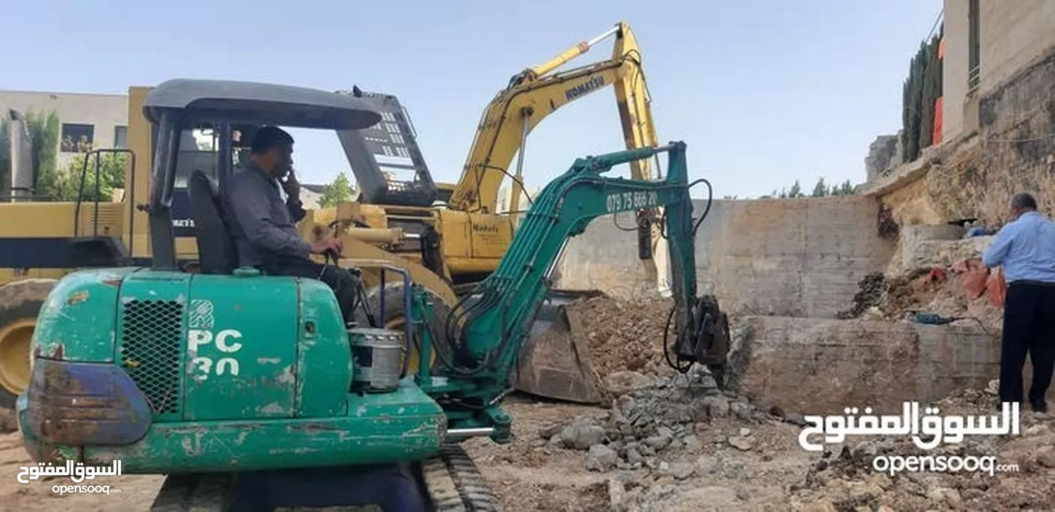 مداحل و جرافات لإيجار جرافه مدحله صغيره