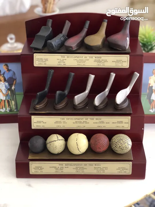 The history of golf display