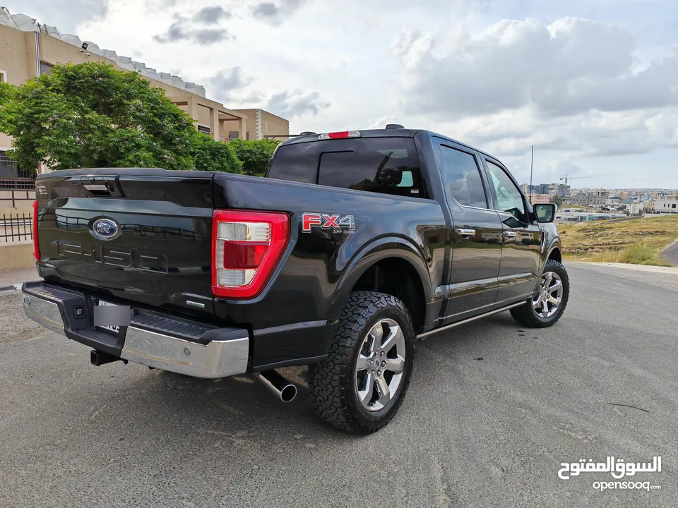 Ford F-150 2021 Lariat ( Gasoline )   powerboost 4x4 فورد f150 موديل 2021 بحالة ممتازة