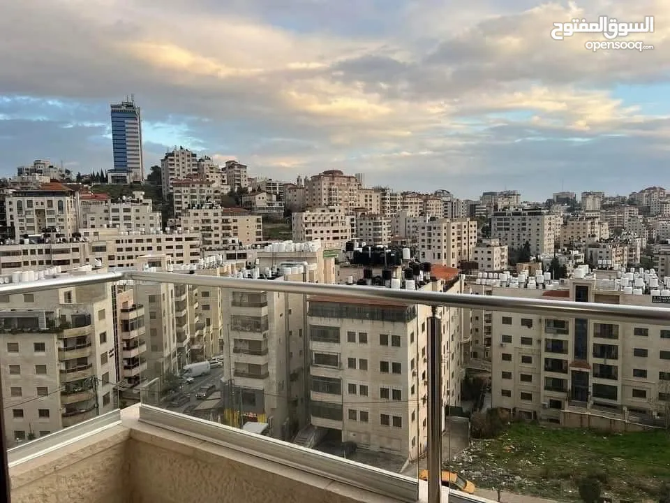 شقه مفروشه للايجار فرب مركز رام الله ودوار الساعه فرش جديد