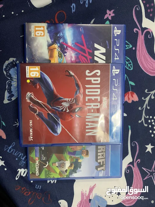 Ps4 games Spider-Man 1 Minecraft nfs