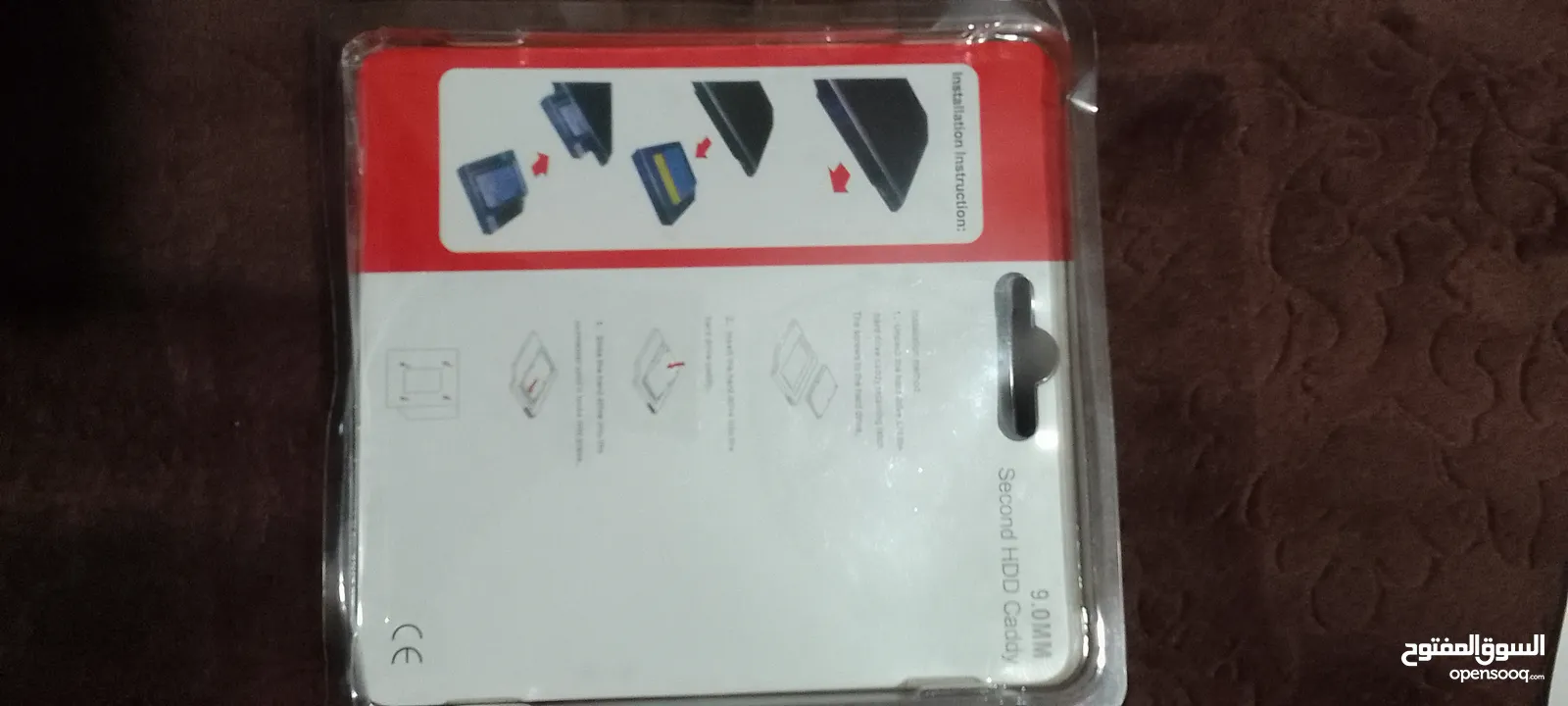 قطعة Caddy عدد (1)  و كيبل SATA عدد (2) جديده للبيع