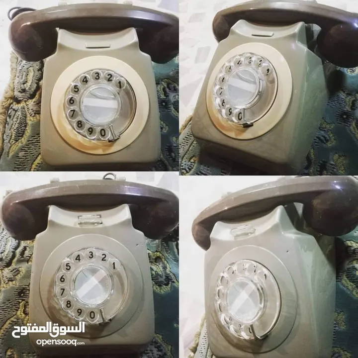 تلفونات قرص انتيكا بحالة ممتازة