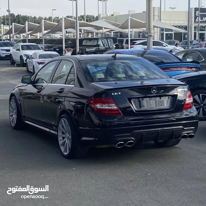 مرسيدس c63 2009  محول 2014