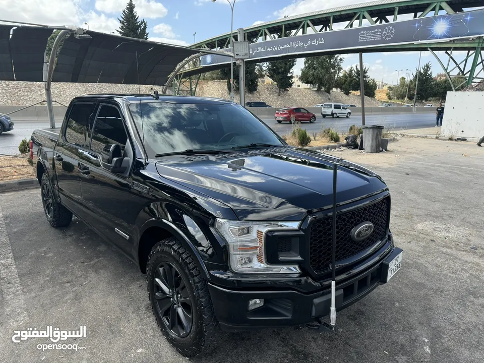 Ford F150 Lariat 2018, Black edition , Power stroke diesel engine 3000cc