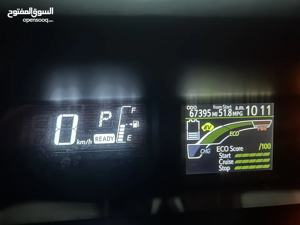 تويوتا بريوس C 2016 فحص كامل ممشى 67 الف ميل فقط