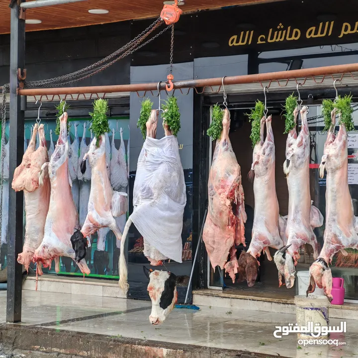 ملحمه مع مطعم في ارقا أماكن سوف منطقه سياحيه بالقرب من مستشفى هيا العسكري المكان مقططض بالمقتربين