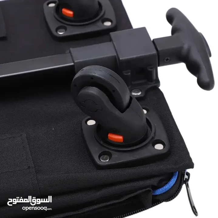 Pet bag trolley  حقيبة مع عجلات للكلاب الصغيرة والقطط لون اسود مع عجلات