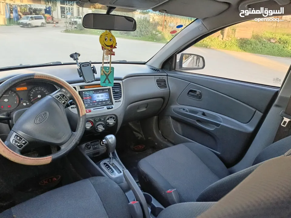 كيا برايد 2009 اتماتك دهان شركه ولا غرام بويا بسعر حرق 32000 ألف نقدا بدل وارد منبدل