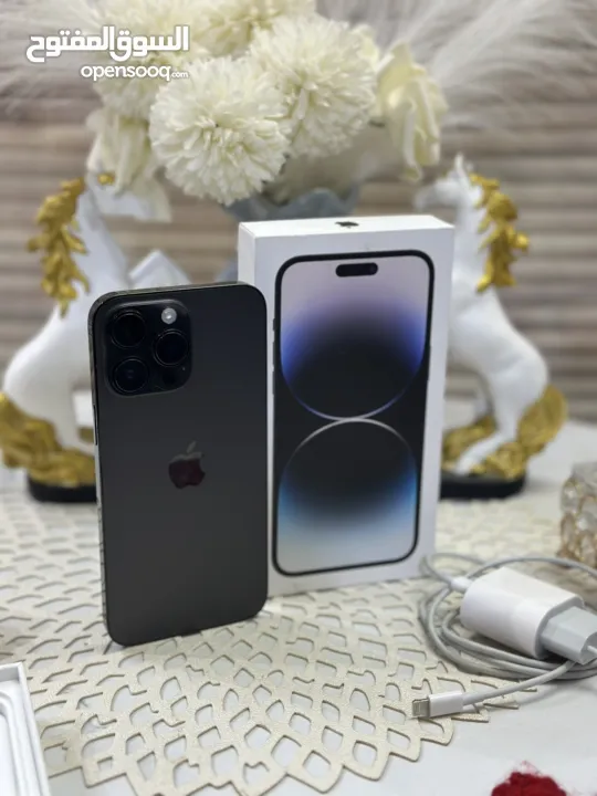 iPhone 14 Pro Max  256g بطارية 90  مش مفتوح ولا مصلح بسعر حرق 2300