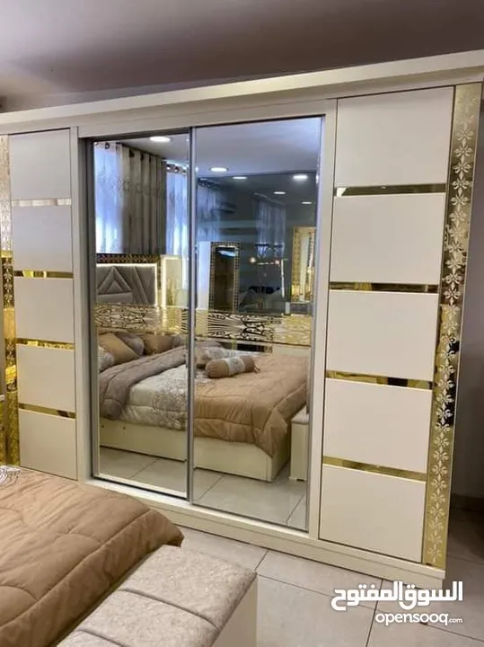 غرف نوم فخمة جدا تفصيل جديد خشب لاتيه طابقين