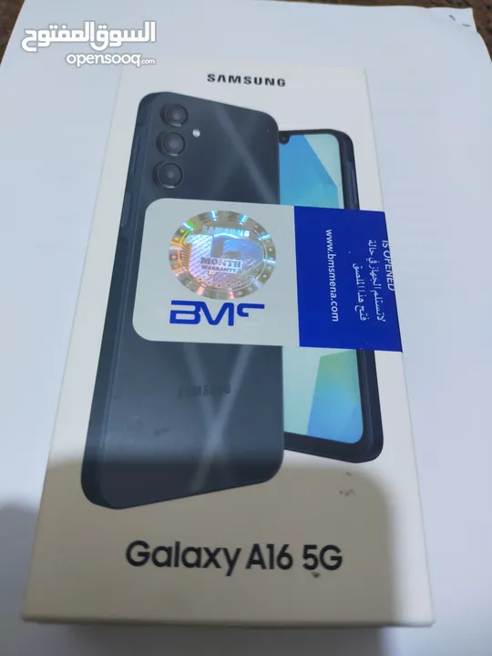هاتف Samsung Galaxy A16 جديد كلياً - فقط تم فتح العلبة