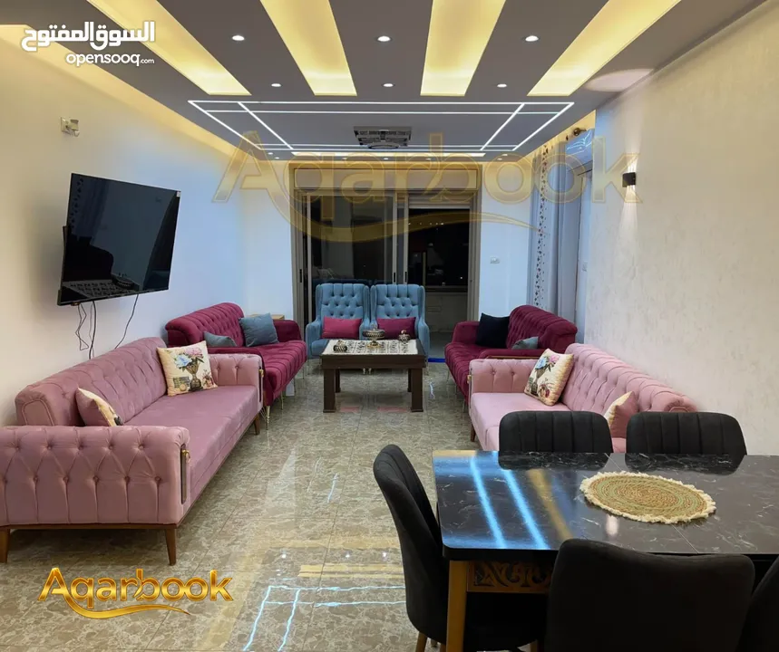 رووف مفروش للايجار في البيرة