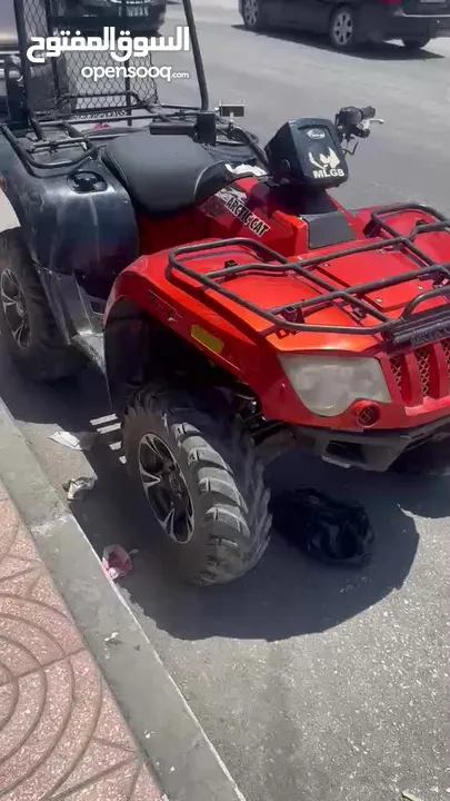 "تركترون Arctic Cat 500 – موديل 2014 بحالة ممتازة"