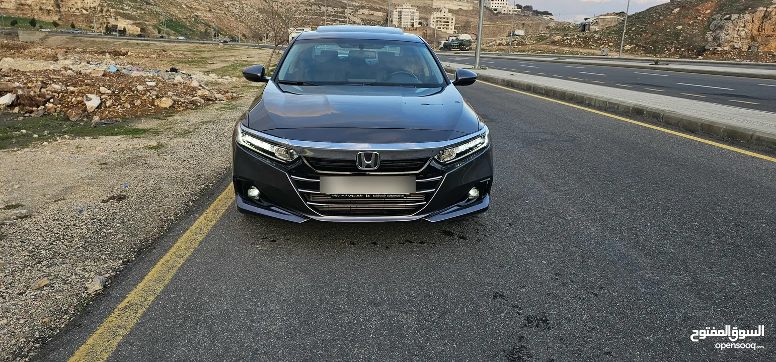 هوندا أكورد 2022 EXL وارد وكالة هوندا في الأردن، مالك واحد من الزيرو