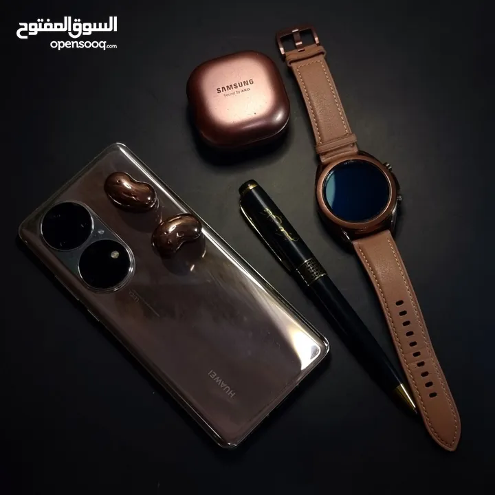 1. Hweawi P50 pro  متوفر اللون البروزني مع واقيه اصليه للشاشه والكاميرات 