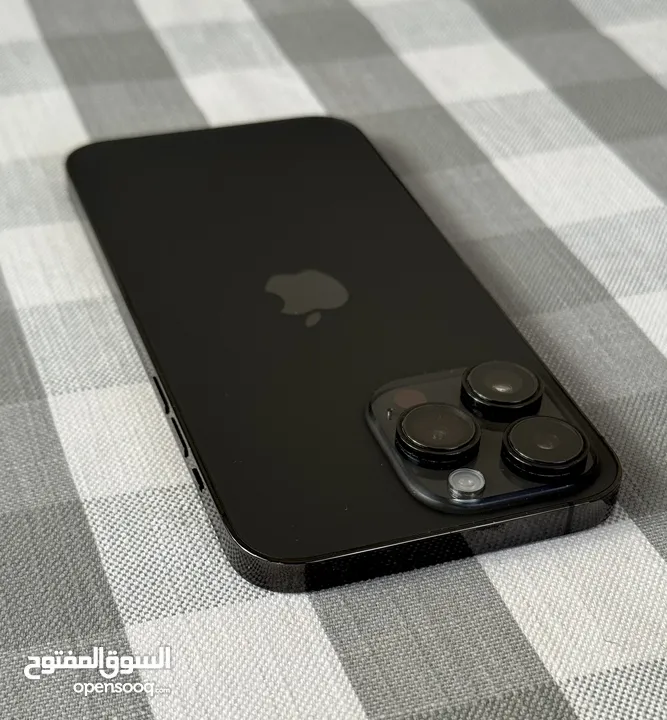 iPhone 14 Pro Max black 128GB used like new/ 445JD